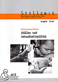 Deckblatt der AfS-Fachzeitschrift Stillzeit